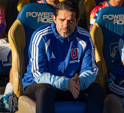 Fernando Gago, director técnico argentino de la Universidad de Chile.
