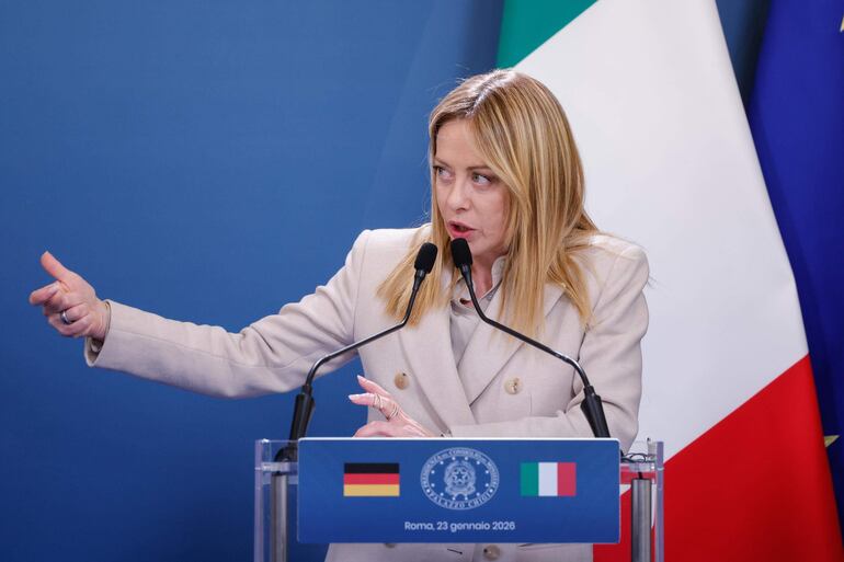 Giorgia Meloni, primera ministra de Italia.