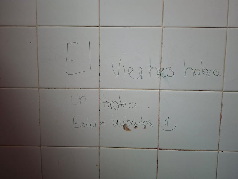 Otra amenaza registrada en un colegio de Asunción ayer.