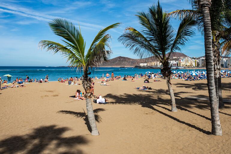 Playa de Las Canteras. Las Palmas. Isla de Gran Canaria. España.