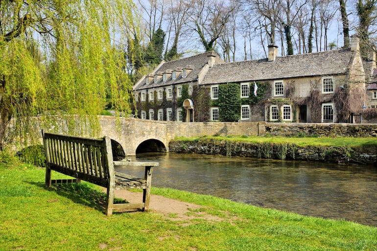Bibury (Gloucestershire, Cotswolds), Inglaterra.