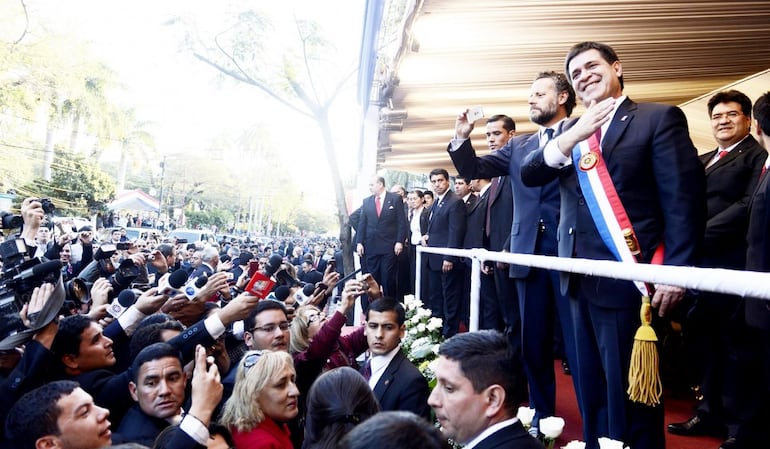 El indulto presidencial para Carmen Estigarribia fue otorgado durante la administración de Horacio Cartes como primer mandatario. Foto: archivo.