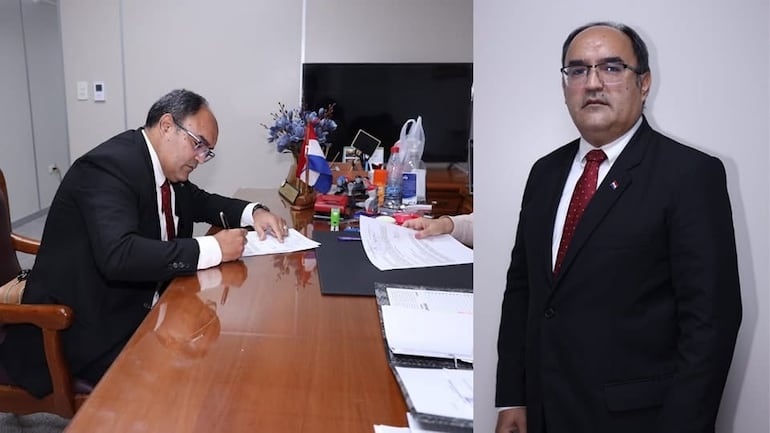 Miguel Francisco Duré Díaz, cuando en 2023 se postuló a ministro de la Corte.