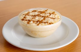 Arroz con leche.