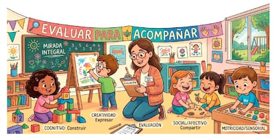 Evaluar para acompañar: una mirada integral del aprendizaje en la infancia