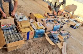 Una importante cantidad de cocaína fue incautada en el Chaco.