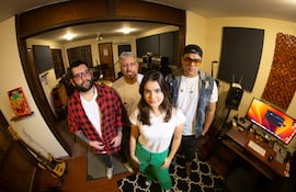 La banda paraguaya Cielo Ámbar presentará hoy sus canciones.