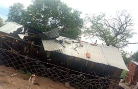 La tormenta dañó viviendas en las ciudades de Concepción y Belén.