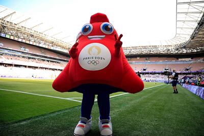 La mascota de París 2024, "The Phryge" o Gorro Frigio.