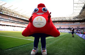 La mascota de París 2024, "The Phryge" o Gorro Frigio.