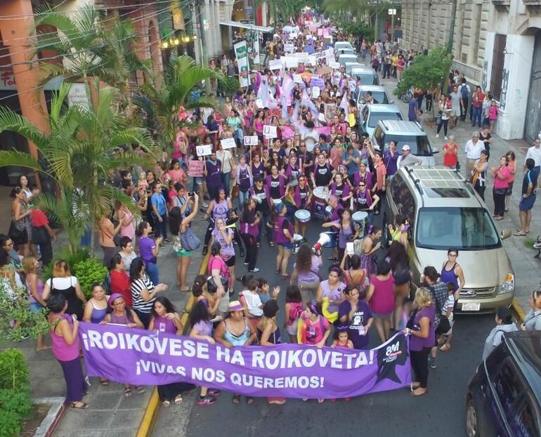 La convocatoria es en la Plaza Uruguaya y luego se marchará por Calle Palma hasta llegar a la Plaza de la Democracia donde se realizará el acto central. (Archivo).
