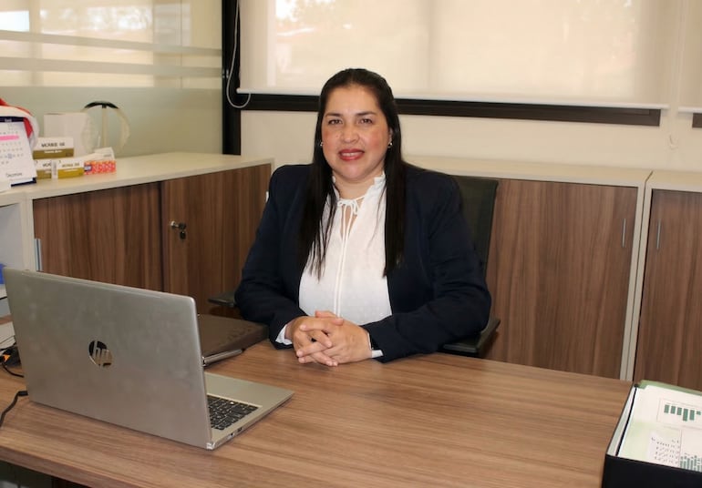 La farmacéutica Cynthia Romero.