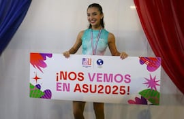 Paloma Antonella García Chamorro (26/8/2008), clasificada a los Juegos.