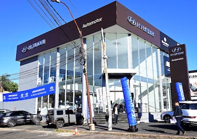 Nuevo showroom de Hyundai en la avenida Eusebio Ayala.