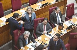 Sesión del Senado.