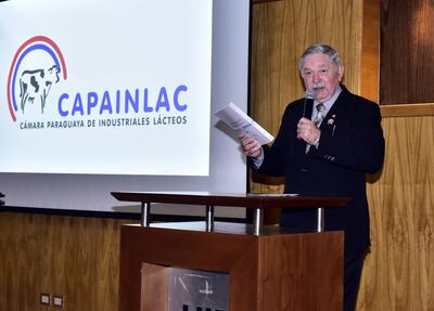 Erno Becker, presidente de la Cámara Paraguaya de Industriales Lácteos (Capainlac).