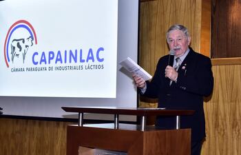 Erno Becker, presidente de la Cámara Paraguaya de Industriales Lácteos (Capainlac).