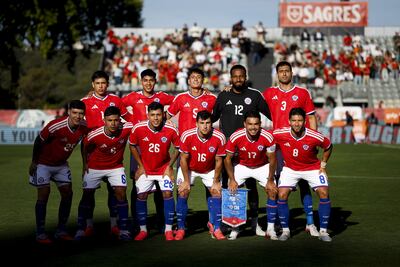 Formación presentada por Chile en el amistoso contra Portugal, ganado por los lusitanos 2-1.
