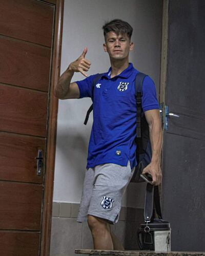 Javier Domínguez (24 años), capitán del Sportivo 2 de Mayo de Pedro Juan Caballero.