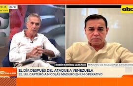El canciller Rubén Ramírez Lezcano participó anoche del programa En Detalles, por ABC.
