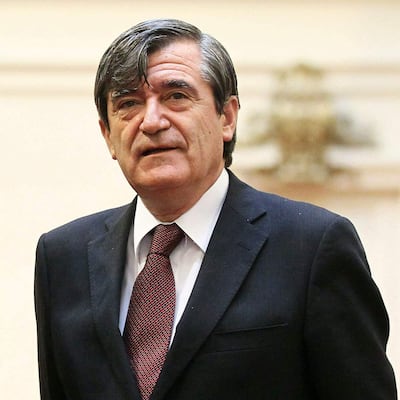 Fotografía de archivo del 26 de enero de 2013 de Camilo Escalona quien falleció la noche de este viernes a los 71 años, informó su partido a través de redes sociales, luego del deterioro de su condición de salud asociado a un cáncer de próstata.