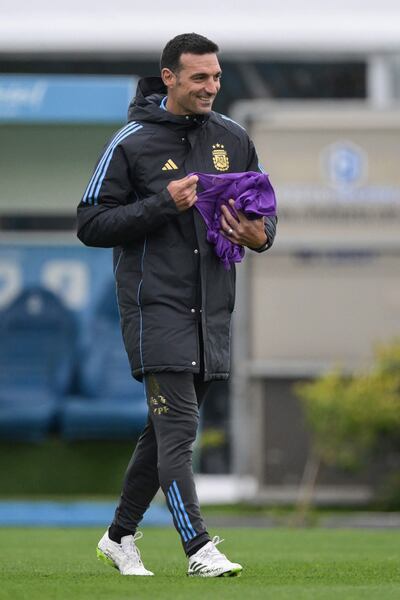 Lionel Scaloni, director técnico de la selección argentina.