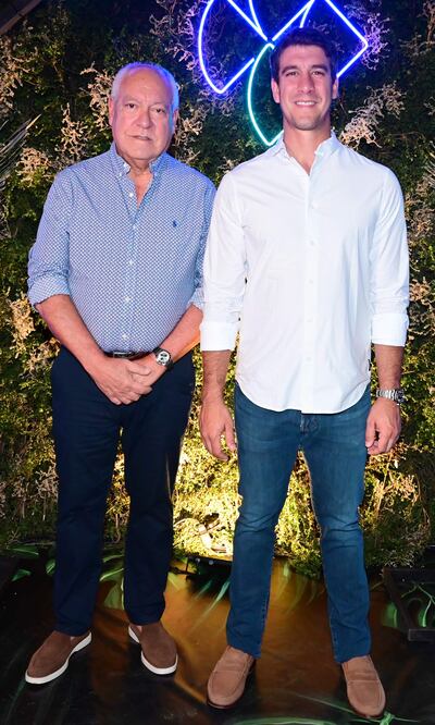 Ernesto Gómez, presidente del Grupo Karimbatá junto con Francisco Gómez, director ejecutivo del Grupo Karimbatá. 