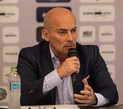 Miguel Ángel Cardona Herreros (56 años), presidente de Olimpia.