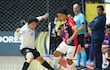 Diego Poggi, autor del gol del honor en la derrota contra Colo-Colo por 5-1, en la segunda presentación de Cerro en la Libertadores de futsal.