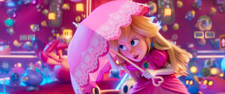 La princesa Peach en una imagen de la película "Super Mario Galaxy".