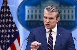 Pete Hegseth, el secretario de Guerra de Estados Unidos. Prestará su primera comparecencia ante el Congreso estadounidense sobre la guerra en Oriente Medio.