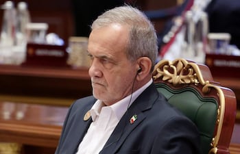 Masud Pezeshkian, presidente de Irán.