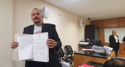 Rafael "Mbururú" Esquivel, senador electo por Cruzada Nacional.