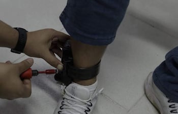 Tobilleras electrónicas. Imagen de ilustración.