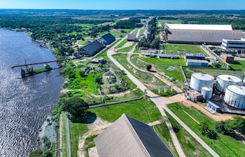 Industria sojera de Paraguay, Caiasa, ubicada en Villeta