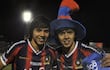 Los mellizos Ángel y Óscar Romero durante su estadía en Cerro Porteño, con el que consiguieron los títulos del torneo Apertura 2012 y el torneo Clausura 2013.