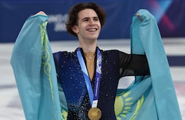 El kazajo Mikhail Shaidorov (291.58) desafió todos los pronósticos y se hizo con el oro en la categoría individual masculina de patinaje artístico de los Juegos de Milán Cortina 2026