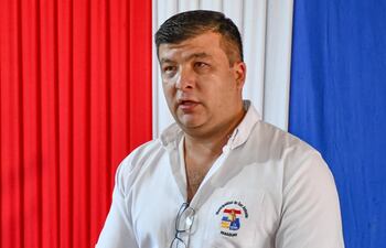 Santiago Aguilera (PLRA), intendente actual de San Antonio.