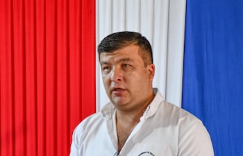 Santiago Aguilera, intendente de San Antonio.