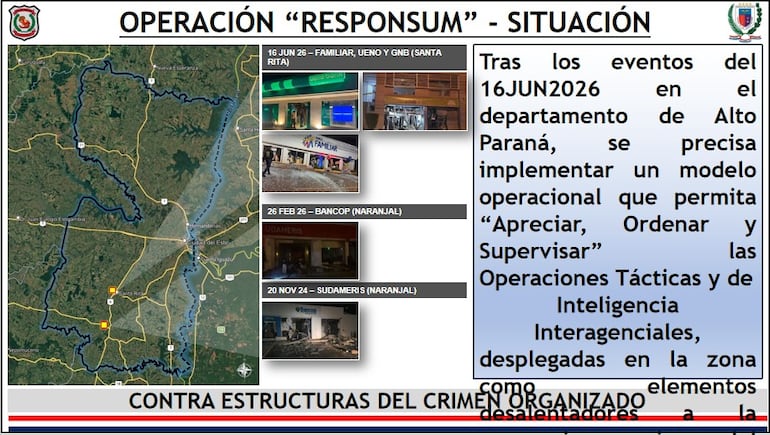 Los trabajos preventidos serán efectuados en todos los departamentos del país.
