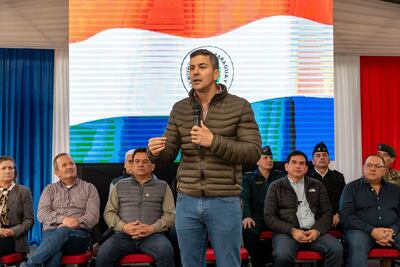 Imagen ilustrativa: el presidente de la República, Santiago Peña.