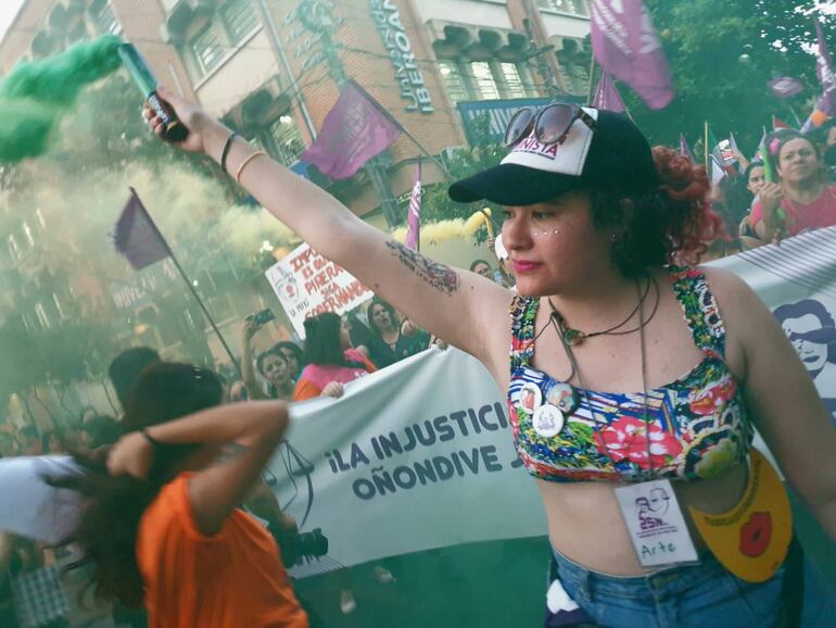 La marcha tuvo como punto de partida la Plaza Italia.