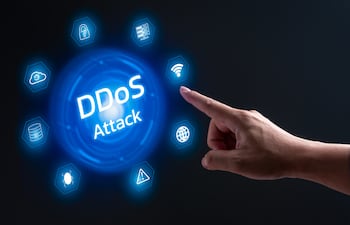 Ataque DDoS, imagen ilustrativa.