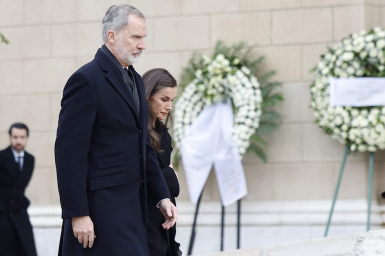 El rey está triste. Para Felipe VI la princesa Irene de Grecia era como su segunda mamá. (EFE/ Mariscal)
