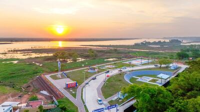 El flamante paseo costero de la localidad de San Antonio. El local se inaugura este miércoles.