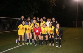 Uno de los equipos participantes de la categoría femenina del Torneo de integración CADAM 2024.