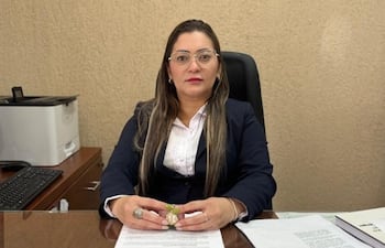 Mirna Isabel Rodríguez, agente fiscal de la Circunscripción de Caaguazú.