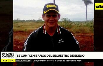 Se cumple 5 años del secuestro de Edelio