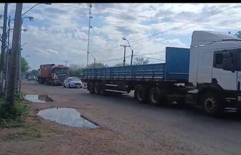 Los indígenas liberaron el paso en Cruce Bella Vista, Amambay.