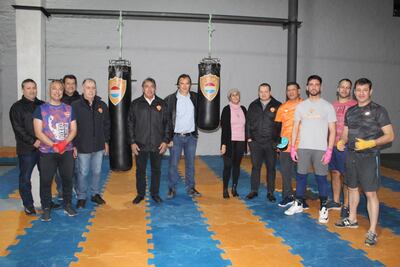 El gimnasio de Boxeo en el Sajonia